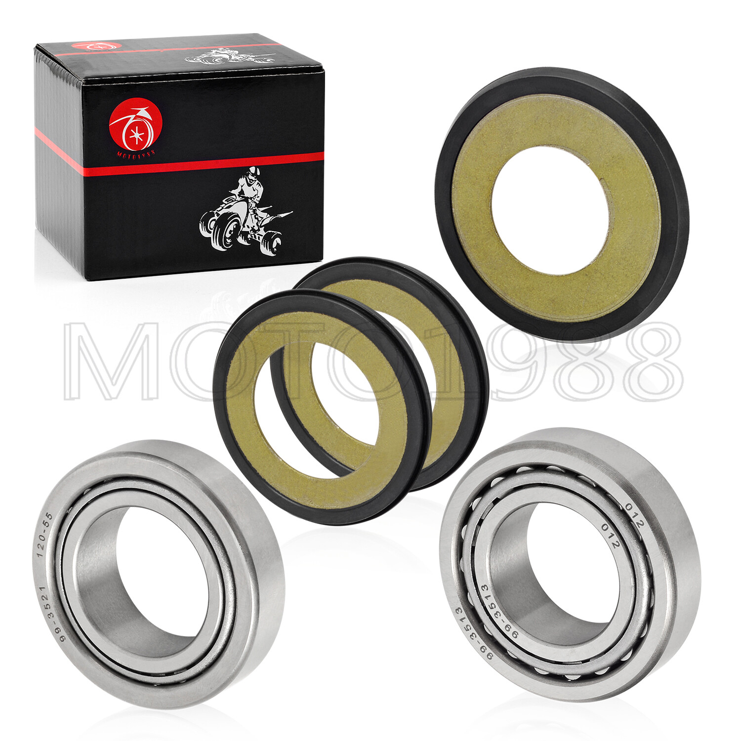 Steering Stem Bearing Seal Cover Kit For Yamaha YZ125 1996-2022, YZ250 1996-2022