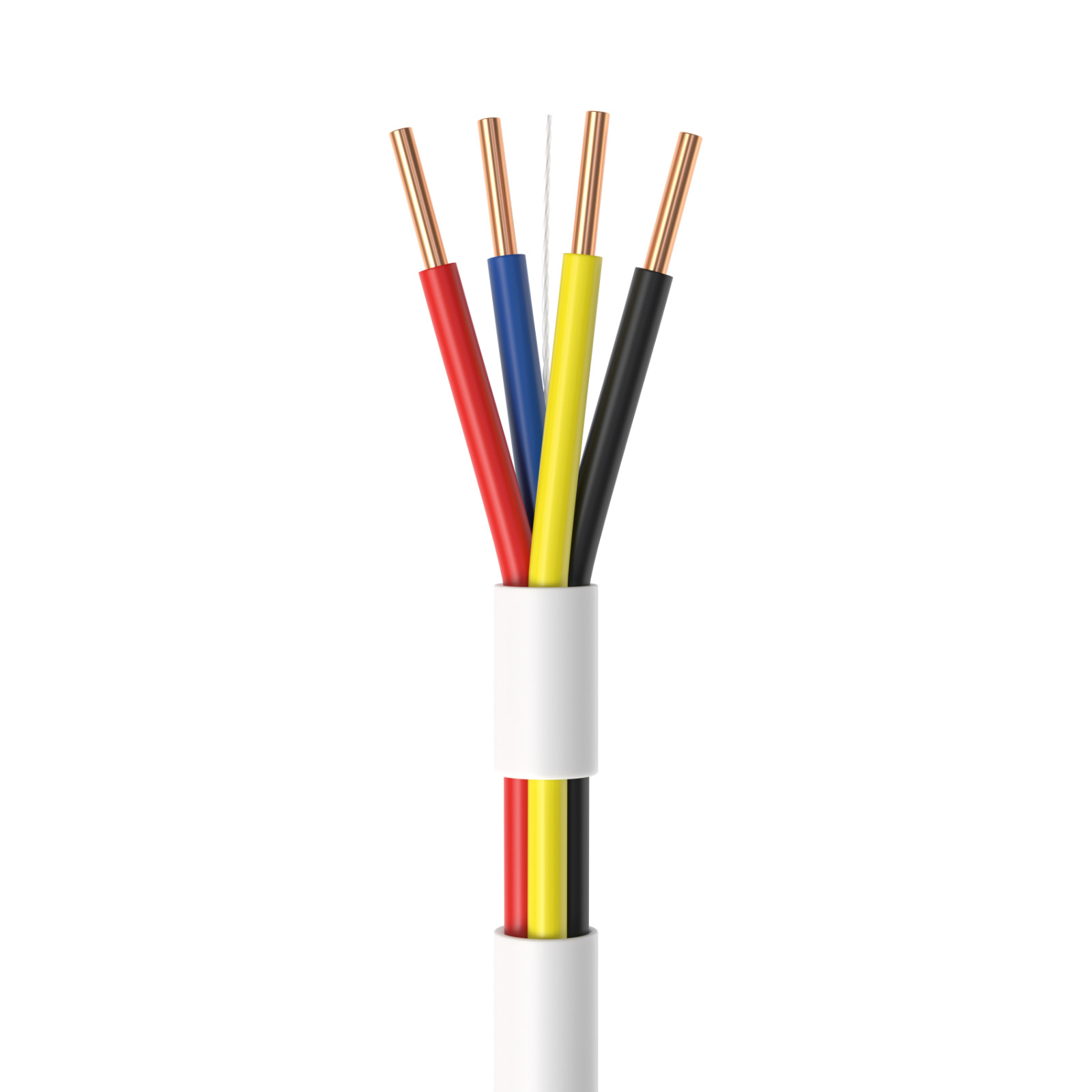 Custom Cut Security Alarm Cable 22/4AWG Solid Unshielded CCA Alarm CCTV Wire LOT