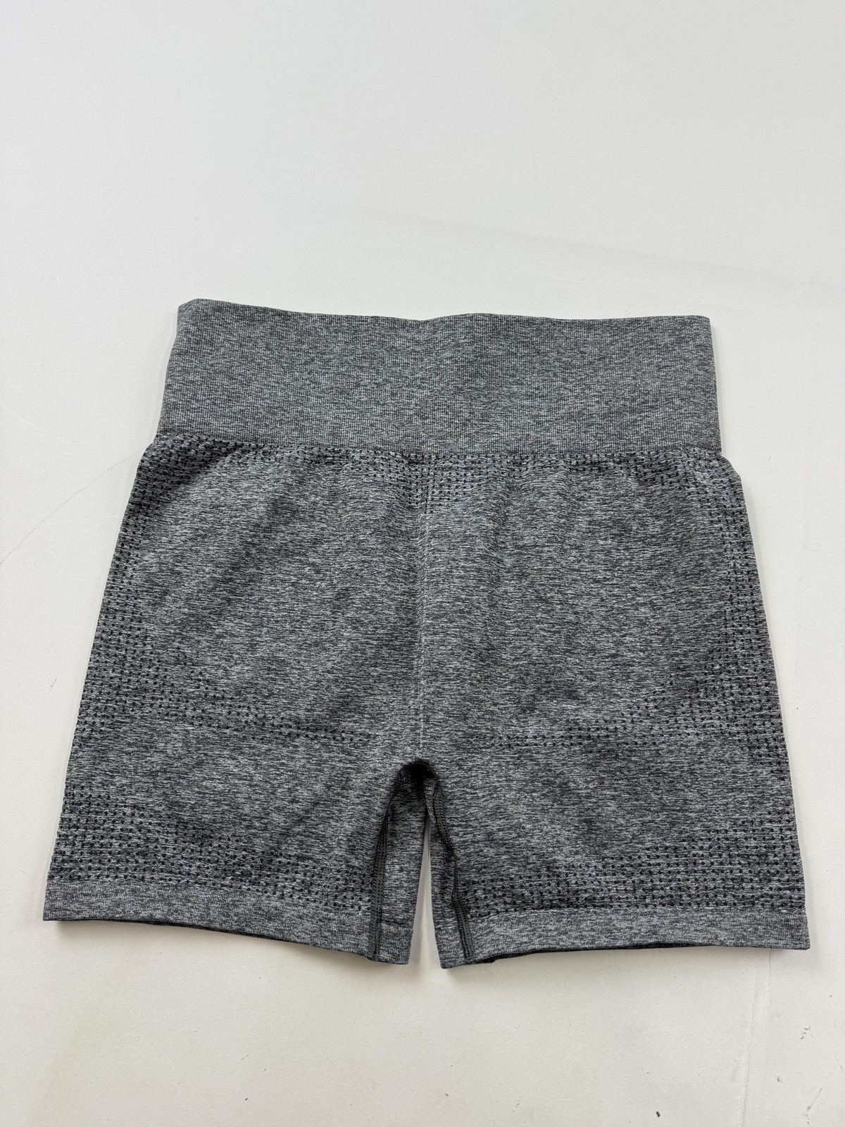 Gymshark Shorts Womens Large Gray High Waist Biker 4in Inseam Compression Gym