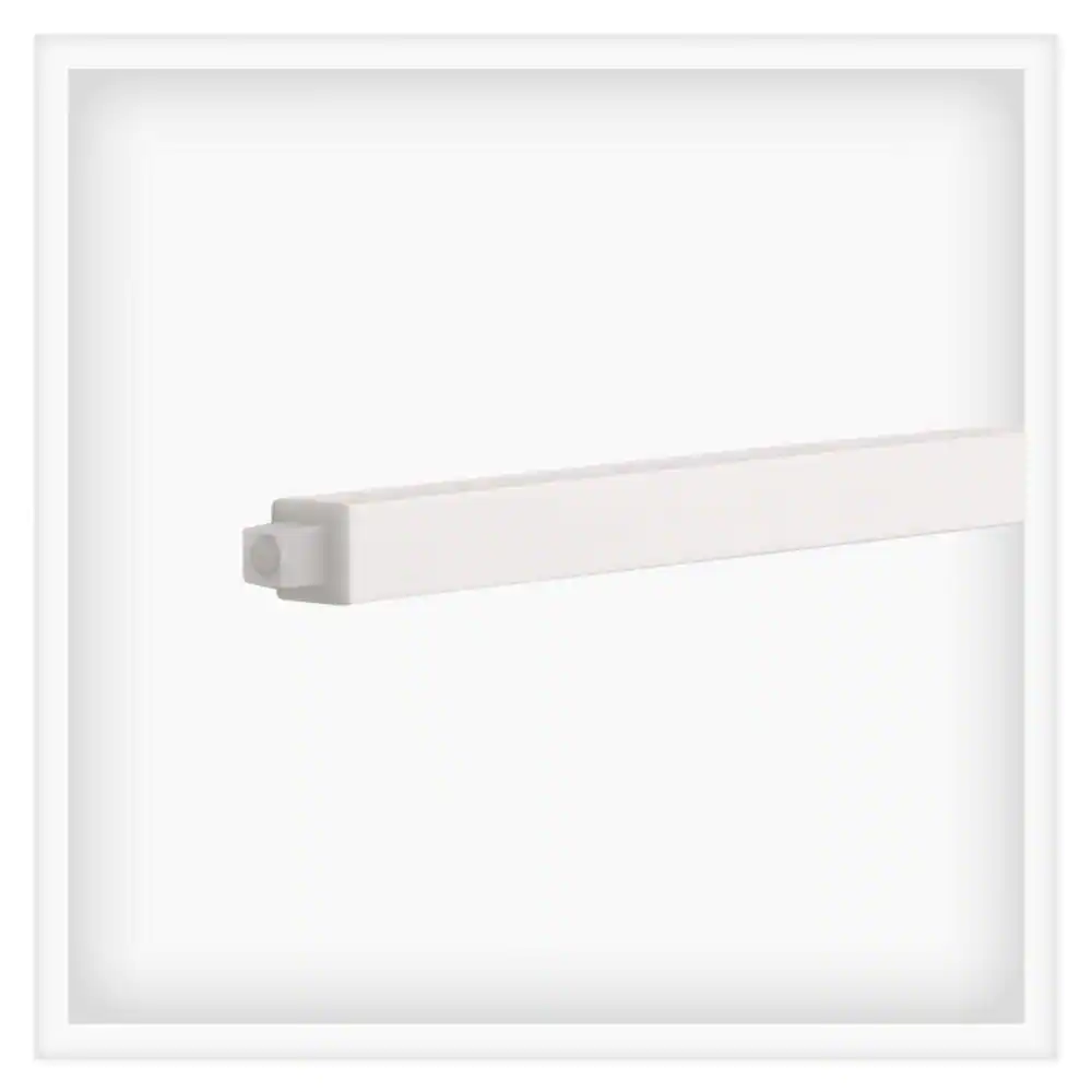 Replacement Durable Bath Towel Bar 24 Inch White Color Bathroom Decor Renovation