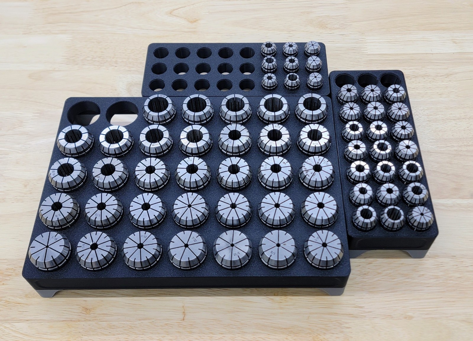 ER16 ER20 ER25 ER32 Collet Organizer Tray CNC Machine Shop Storage Holder