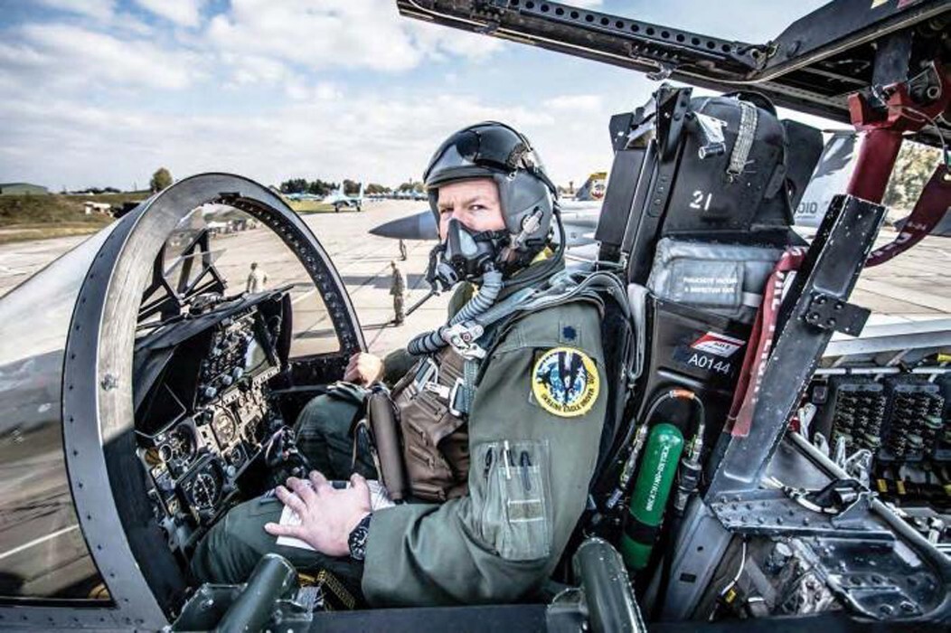 USAF 194TH FIGHTER SQ-F-15C-UKRAINE EAGLE DRIVER-FRESNO ANGB- ORIGINAL VEL PATCH