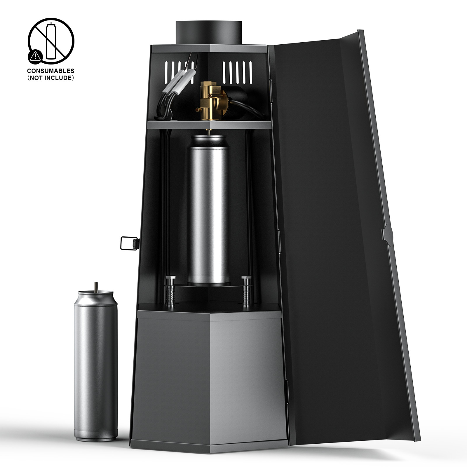 2pcs Fire Machine Stage Effect DMX Flame Thrower Flame Projector DJ Disco Party