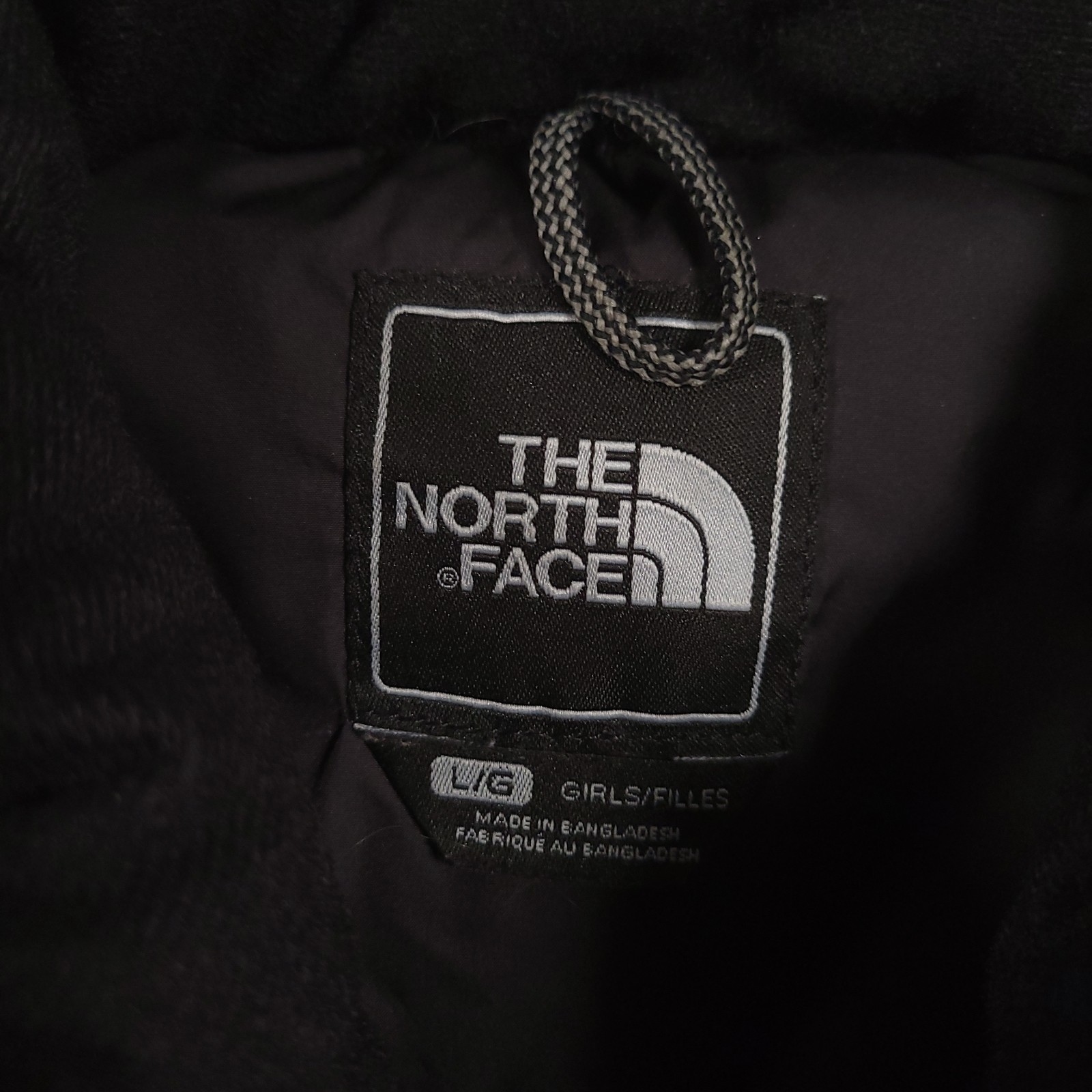 The North Face 600 Puffer Vest Girls L Black Goose Down Winter Ski Snow Gorpcore