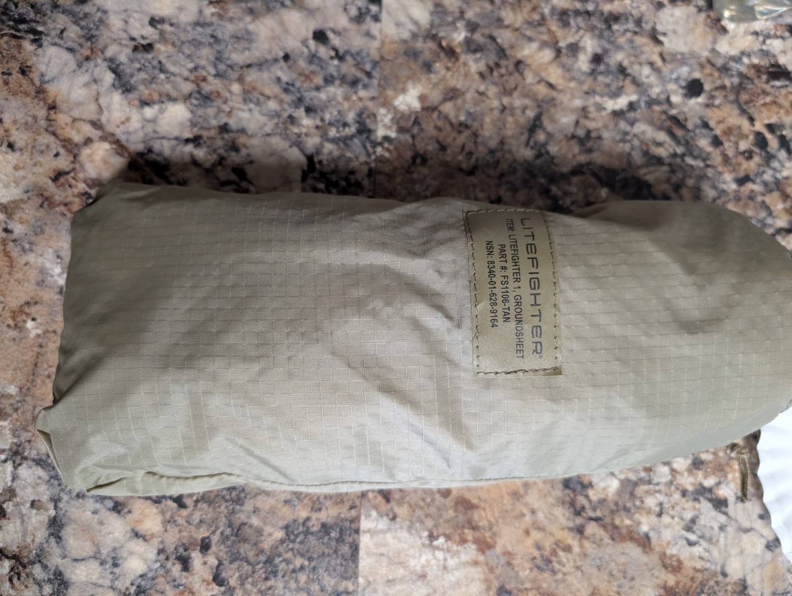 new ground sheet for US Army Issue LITEFIGHTER Individual Shelter System Tent