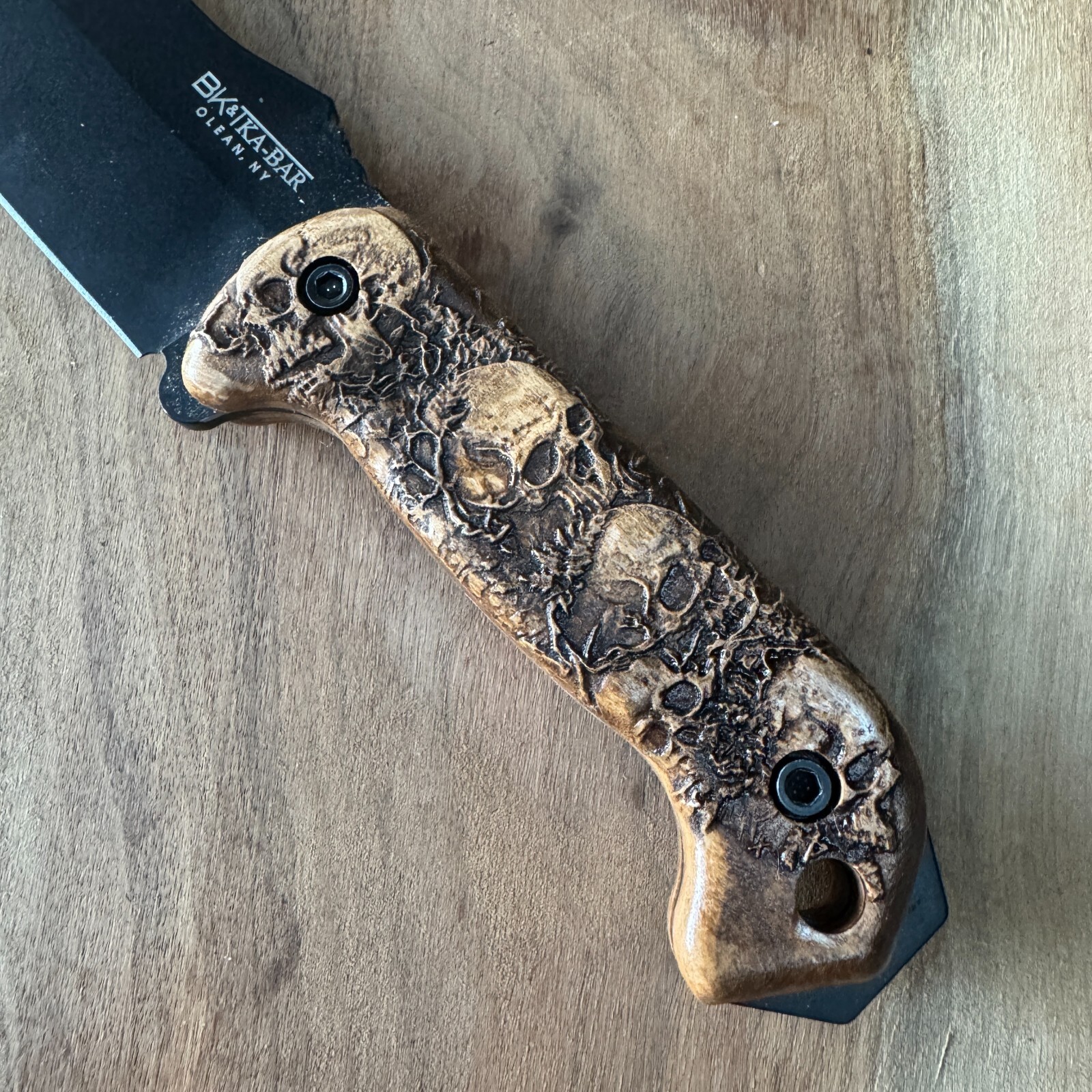 Graveguard scales for Ka-Bar Becker bk-2 bk-7 bk-9 / custom scales / made in USA