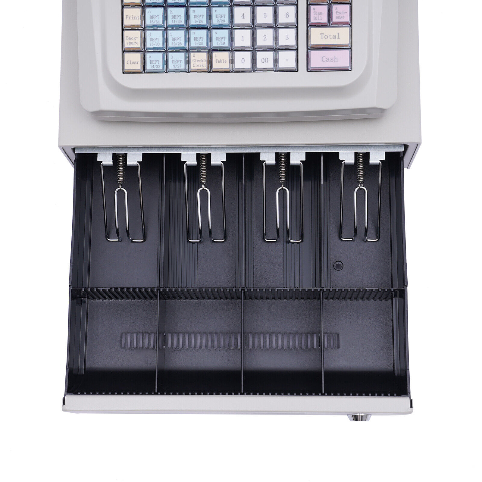 NEW Electronic Cash Register 48 Keys Cash Management System with Thermal Printer
