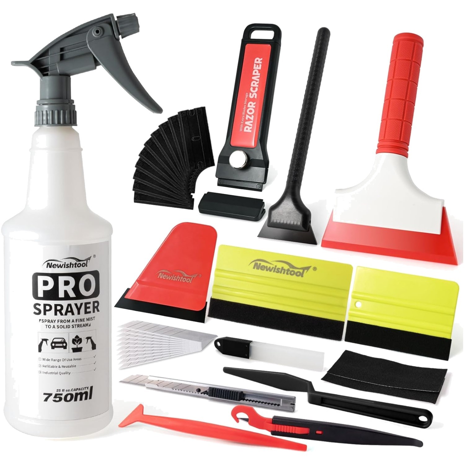 Window Tint Kit Vinyl Wrap Tool for Car Tinting Tools Windshield Large