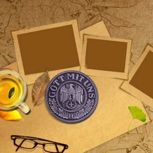 Gott Mit Uns "God is with us" German Eagle Pin(Ships from Penn,U.S.)