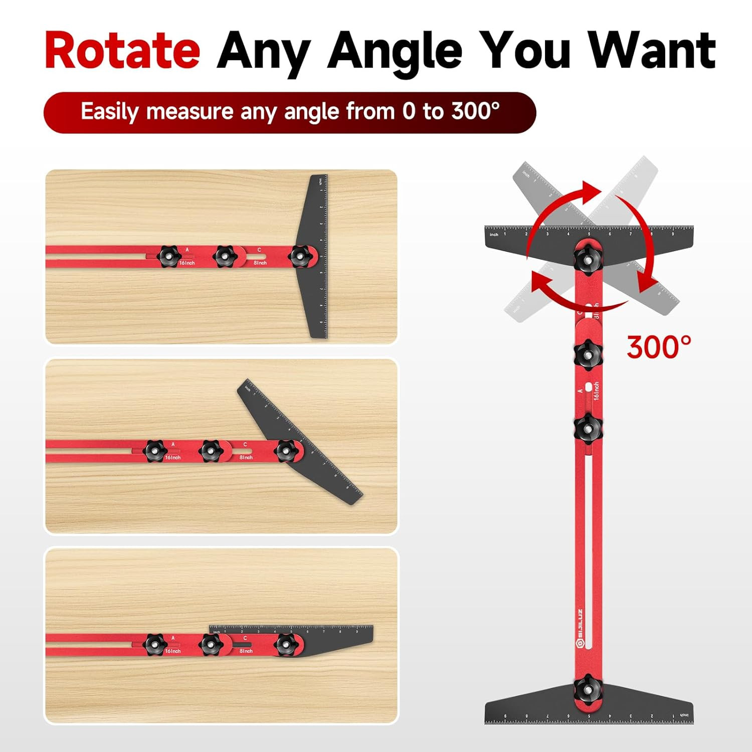 Stair Tread Template Tool, Solid Stair Gauge and Layout Tool, Stair Tread Gauge