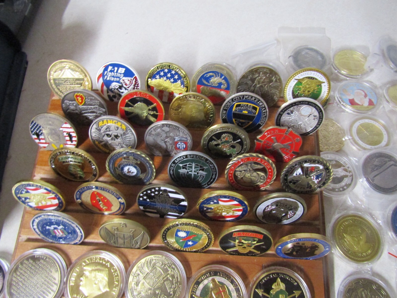 CHALLENGE COIN LOT SET OF 10 DIFFERENT MILITARY, POLICE, FIRE, NAVY, ARMY, USAF