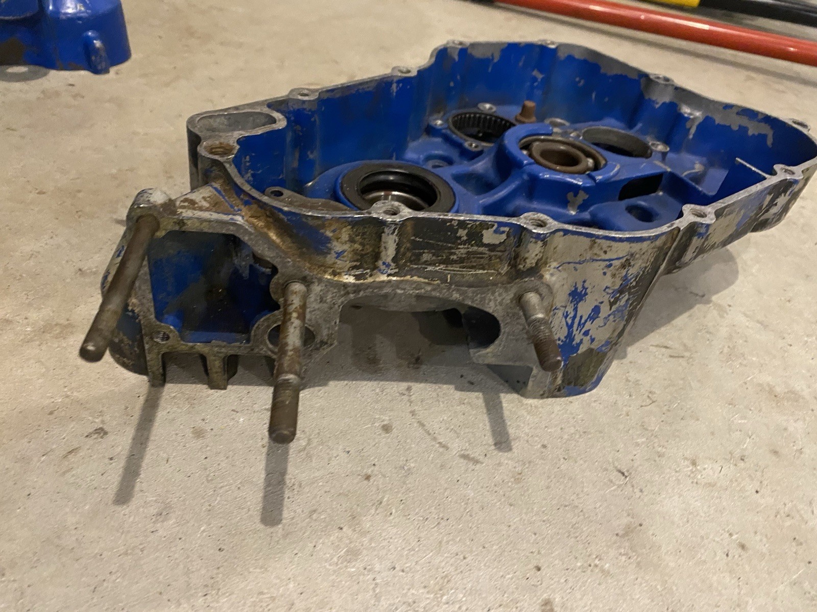 1987-1991 LT250R RIGHT SIDE CASE HALF, NO CRACKS