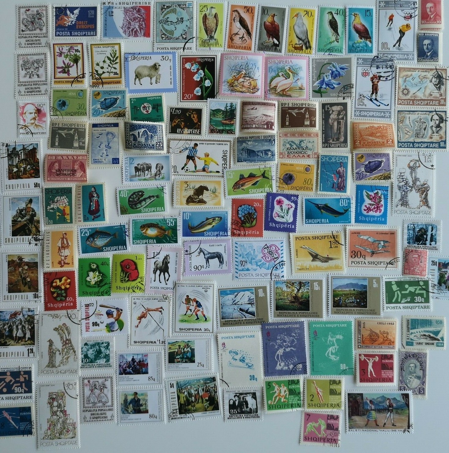 Albania Stamps Collection - 100 to 1000 Different Stamps