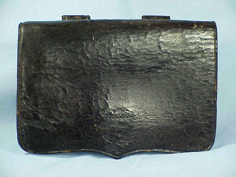 Original Used Civil War .36 Cal. PISTOL CARTRIDGE BOX