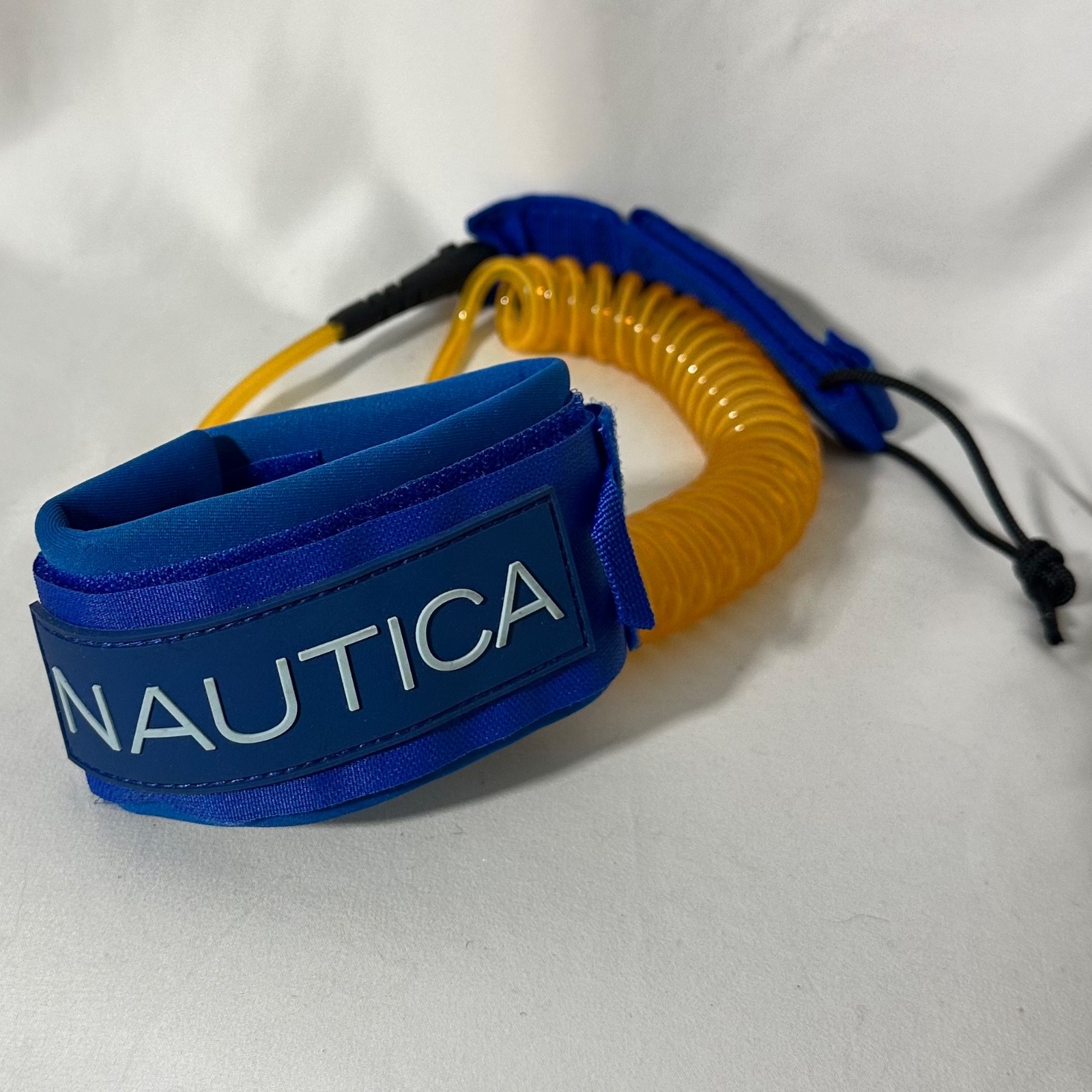 Nautica SUP Paddle board Or Surf Leash – Coiled Cord, Neoprene Ankle Strap