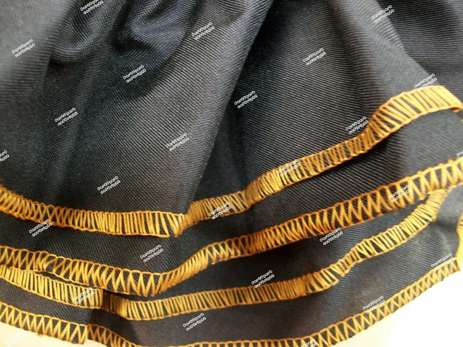 Black Orange Ruffle Clown Collar Gothic Jester Mime Renaissance Queen Victorian