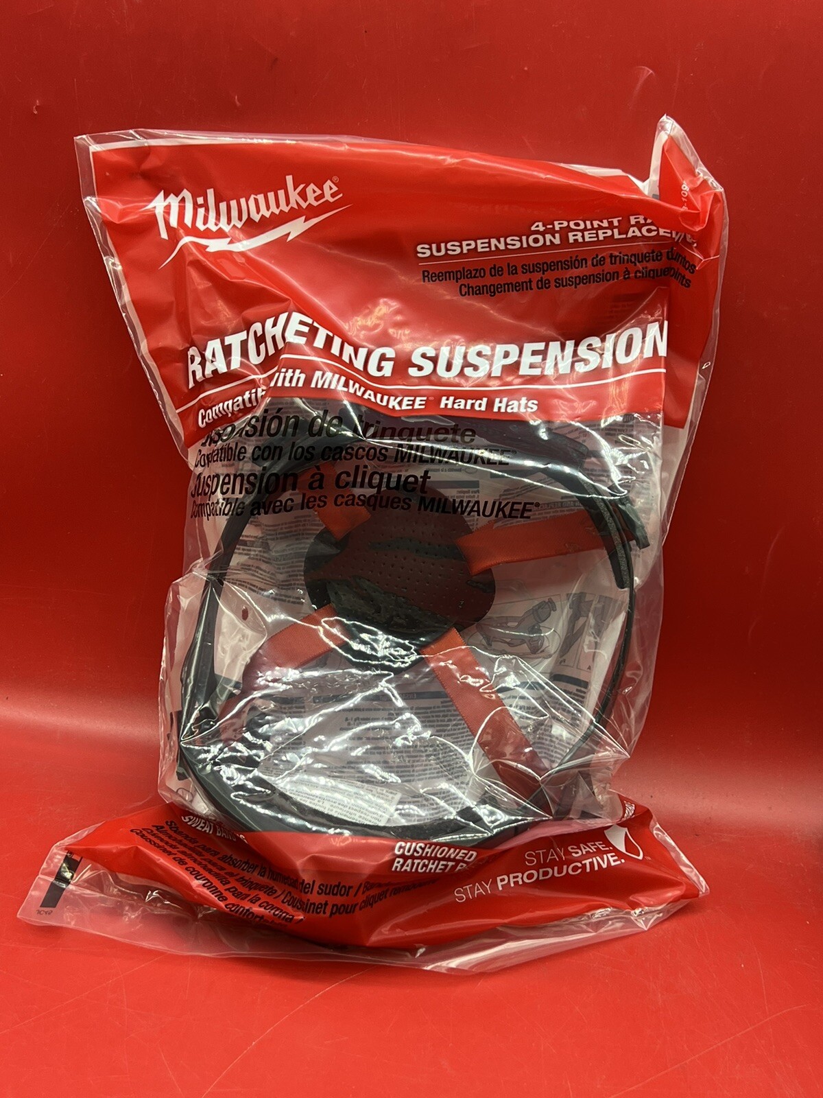 Milwaukee 48-73-1095 4-Point Ratchet Suspension Hard Hat Replacement