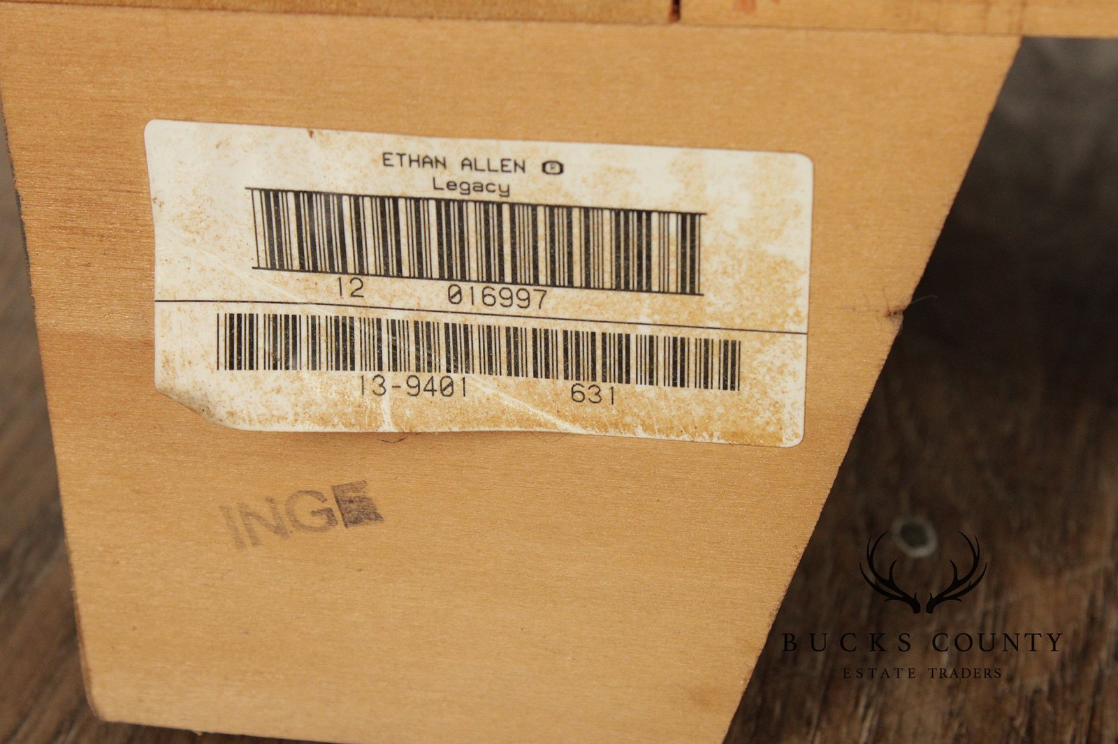 Ethan Allen 'Legacy' Paint Decorated Chest of Drawers