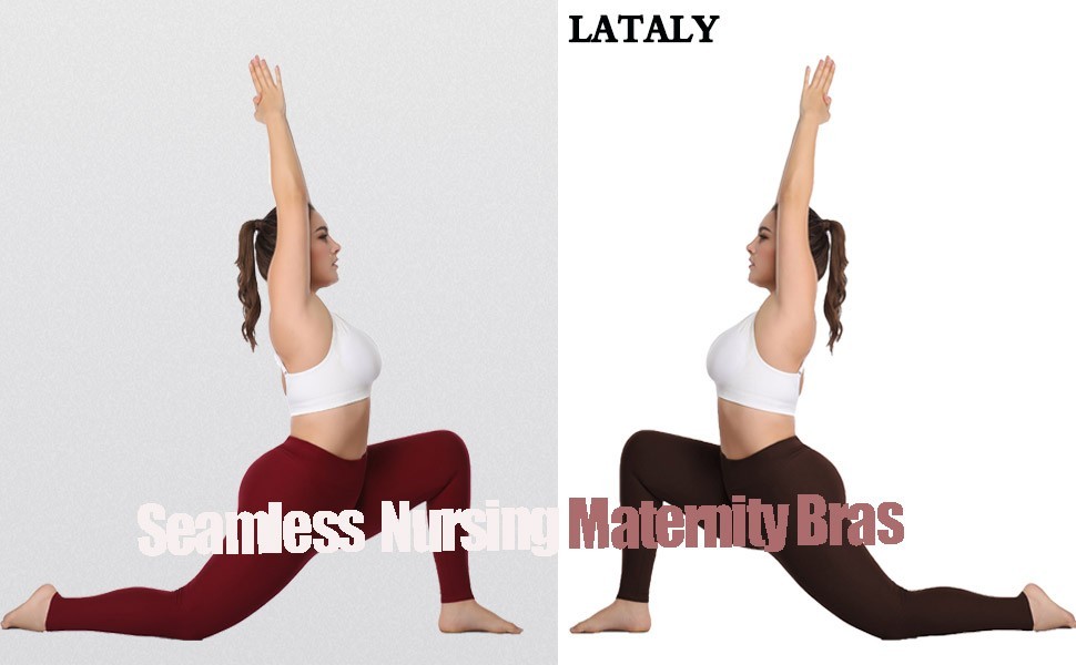 5 Pack All Size Push Up Seamless Nursing Bra for Breastfeeding and Maternity