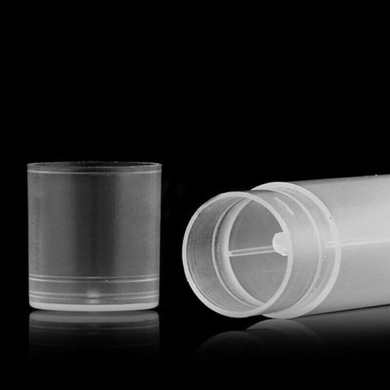 Empty Clear Lip Balm Containers Round Tubes, BPA Free, 100% BPA Free,