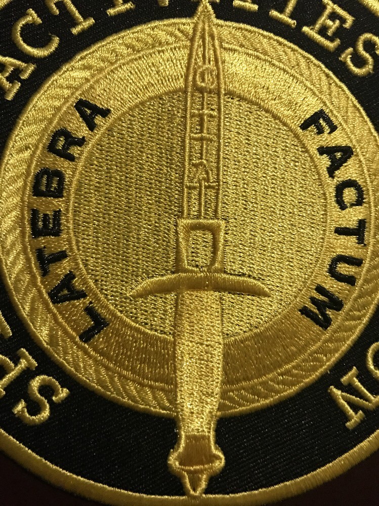 CIA SAD Special Activities Division SOG Latebra Factum 5 Inch Patch Limited