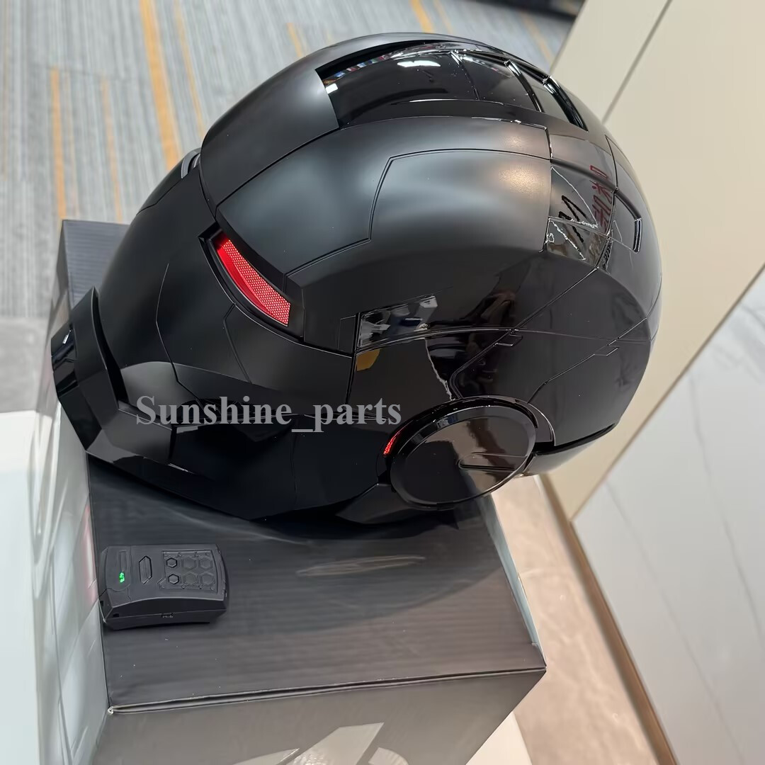 2025 Autoking Iron Man Black MK5 Helmet Electronic Wearable Voice-control Mask