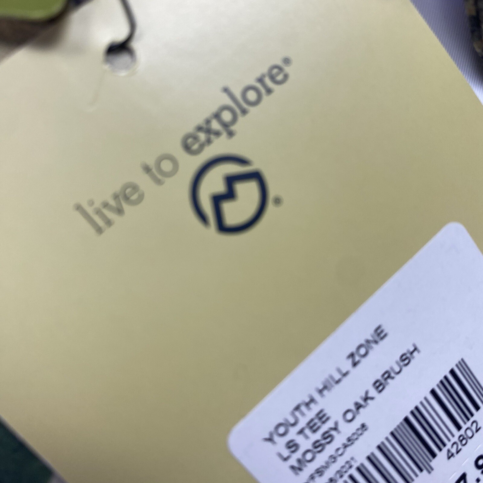 Magellan Mossy Oak Youth XL Long Sleeve Brush Camo Hunting Shirt Cotton Casual