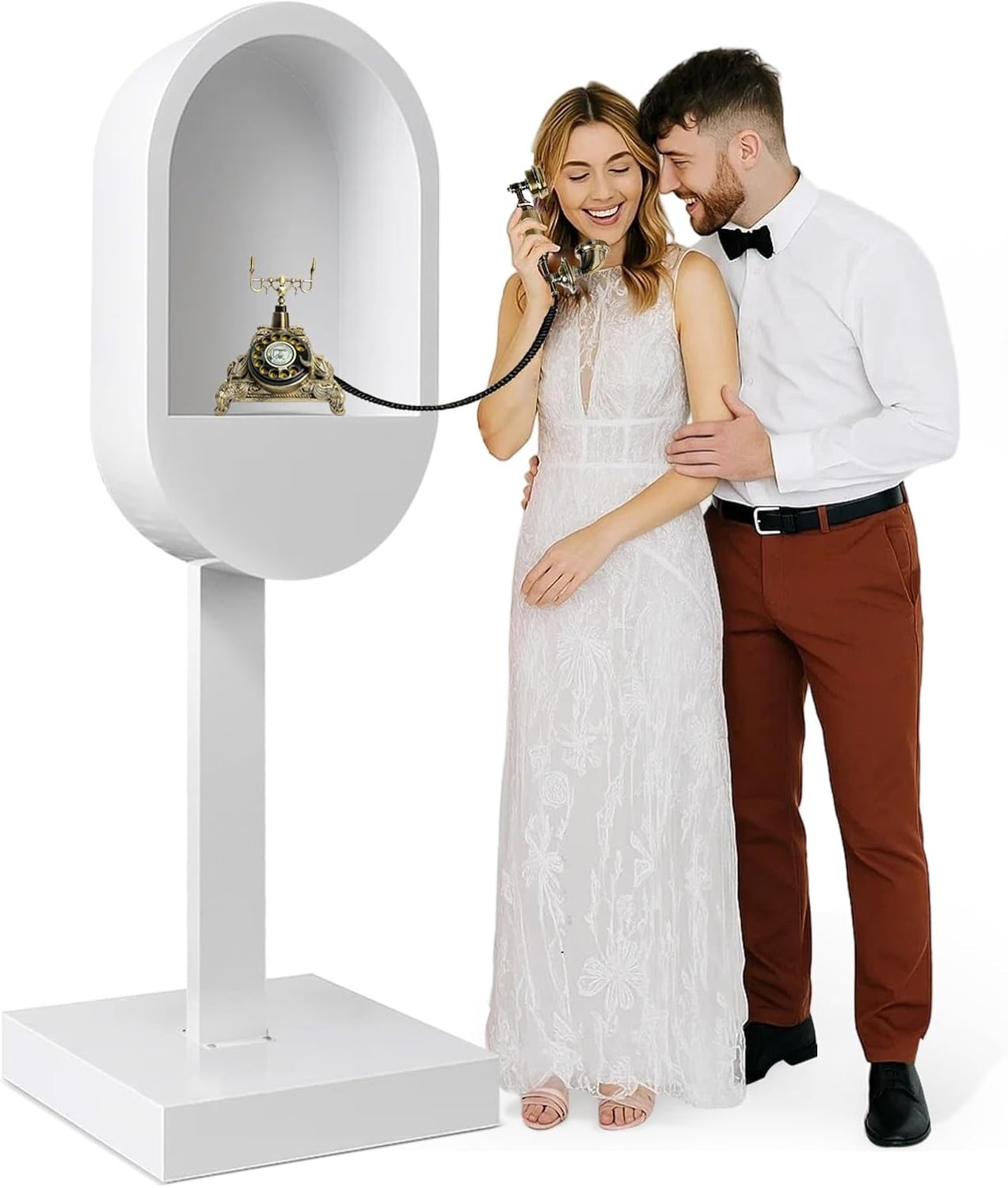 Audio Guest Book Stand Phone Booth Box for Wedding Party Video