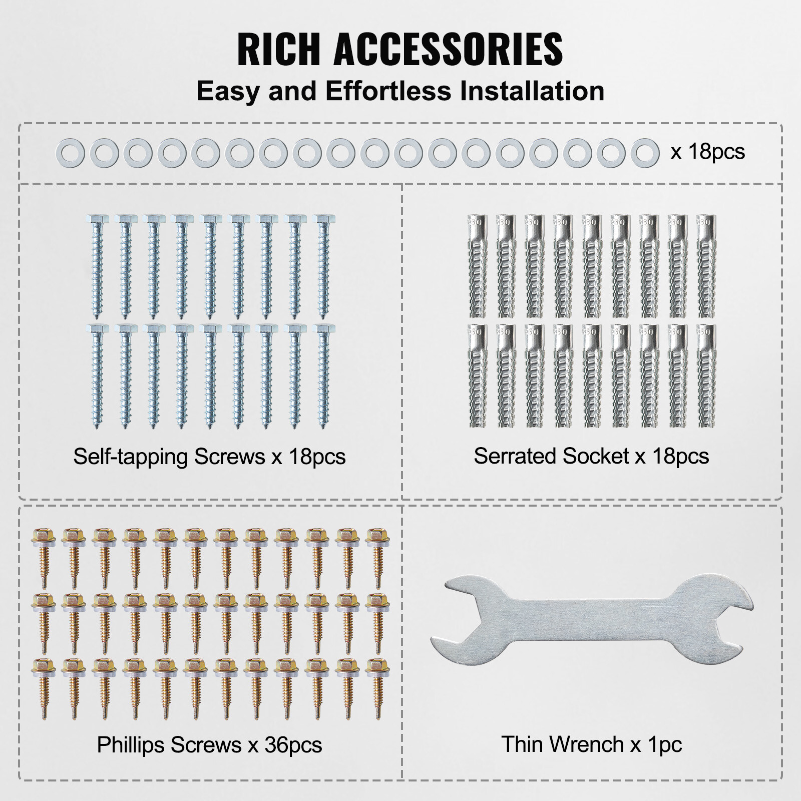 VEVOR 4 Pack 4x4 Post Base Brackets Heavy Duty Wood Post Fence Post Anchor