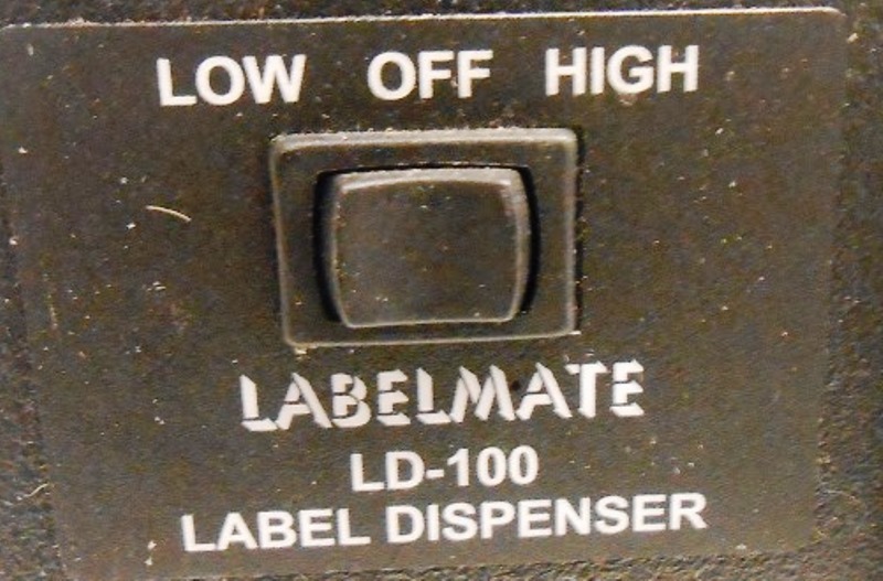 LABELMATE USA LD-100RS LABEL DISPENSER, 4.5" LABEL WIDTH, 8.6" ROLL DIAMETER