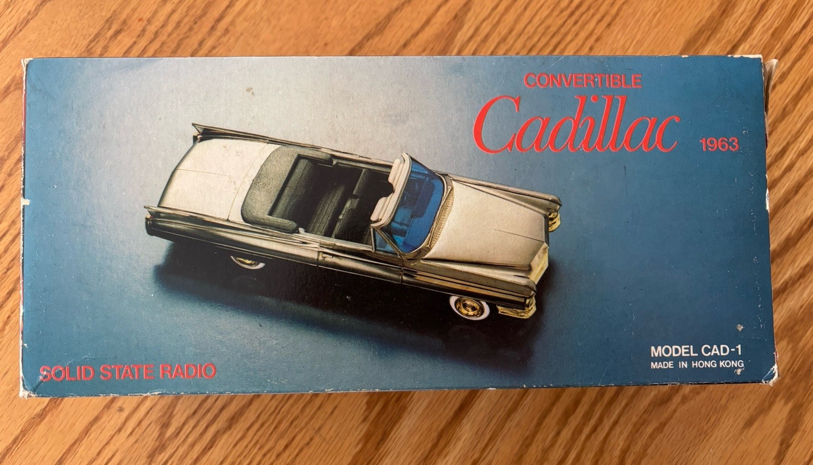 Vintage KY Super Quality 1963 Cadillac Convertible Model CAD-1 AM Radio - Works