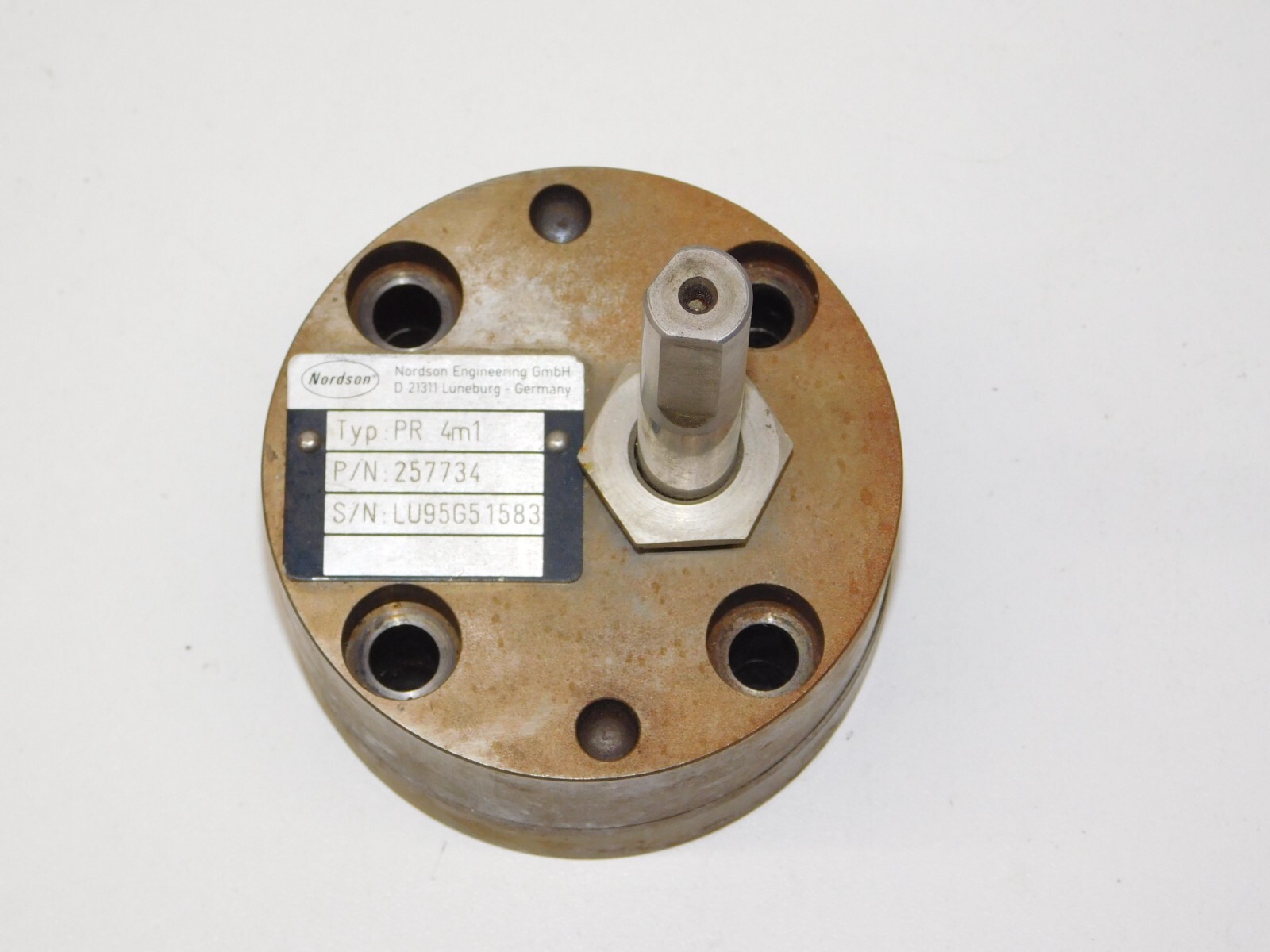 Nordson Engineering PR-4M1 257734 Gear Pump Unit Part Made in Germany