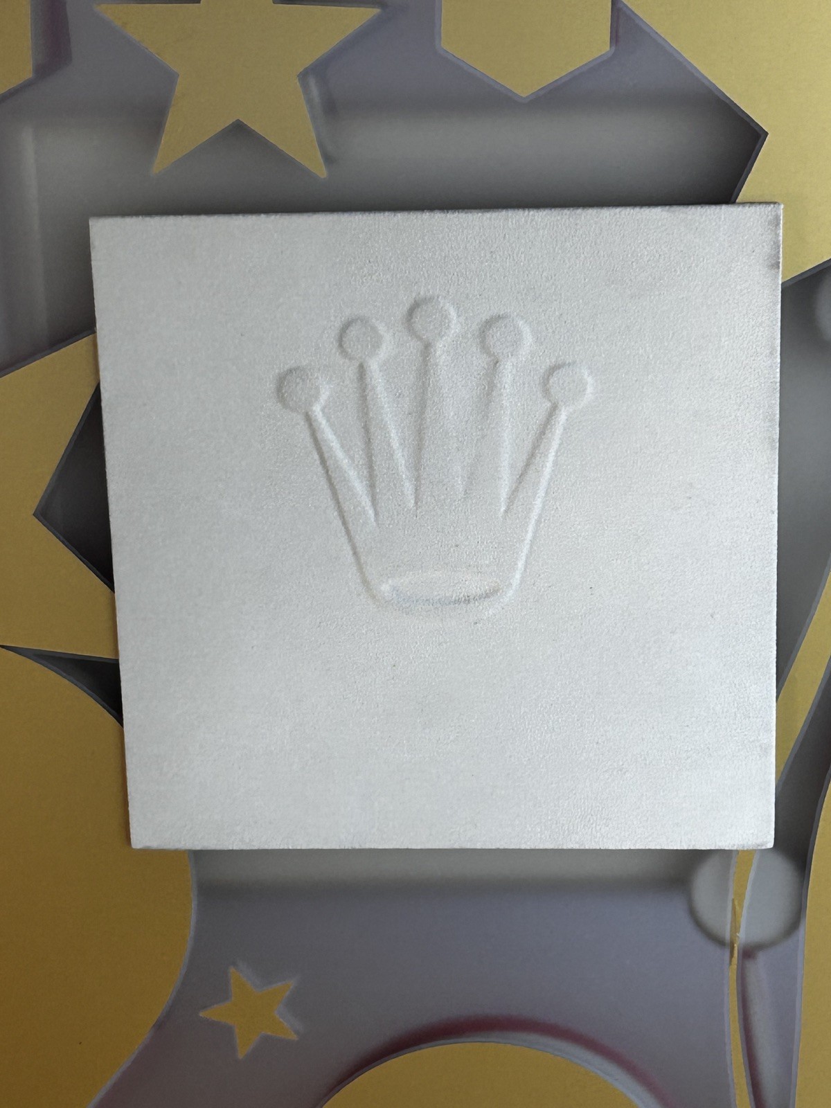 ROLEX STANDING RED AND GOLD CELEBRATION ADVERTISING DISPLAY ADVERTISEMENT