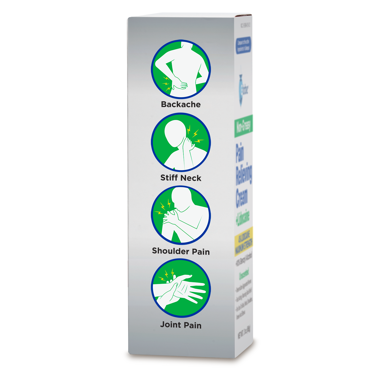 Lidocaine 4% Pain Relieving Cream Compare to Salonpas Pain Cream 9 oz Total!