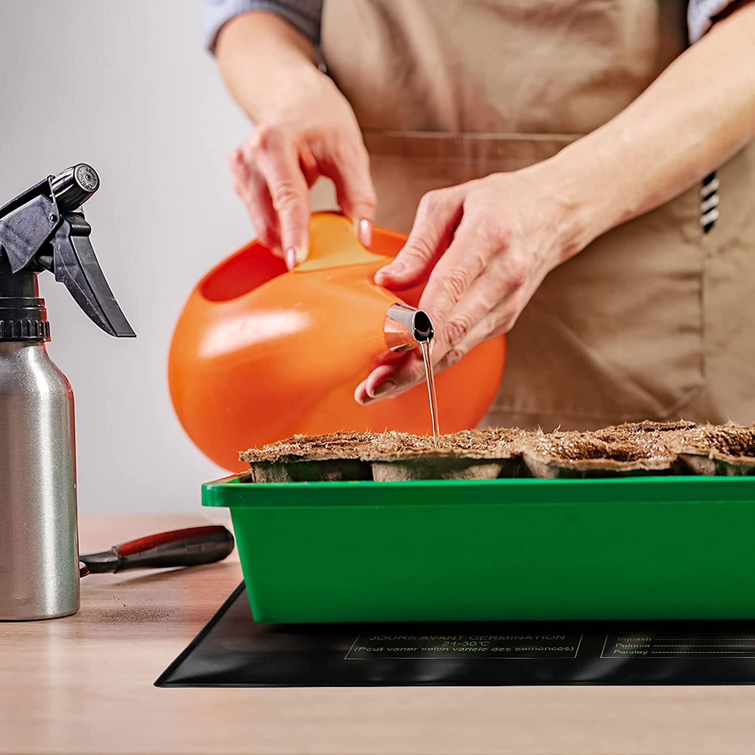 BN-LINK Seedling Heat Mat Warm Hydroponic Heating Pad 10"x20.25" For Seed Start