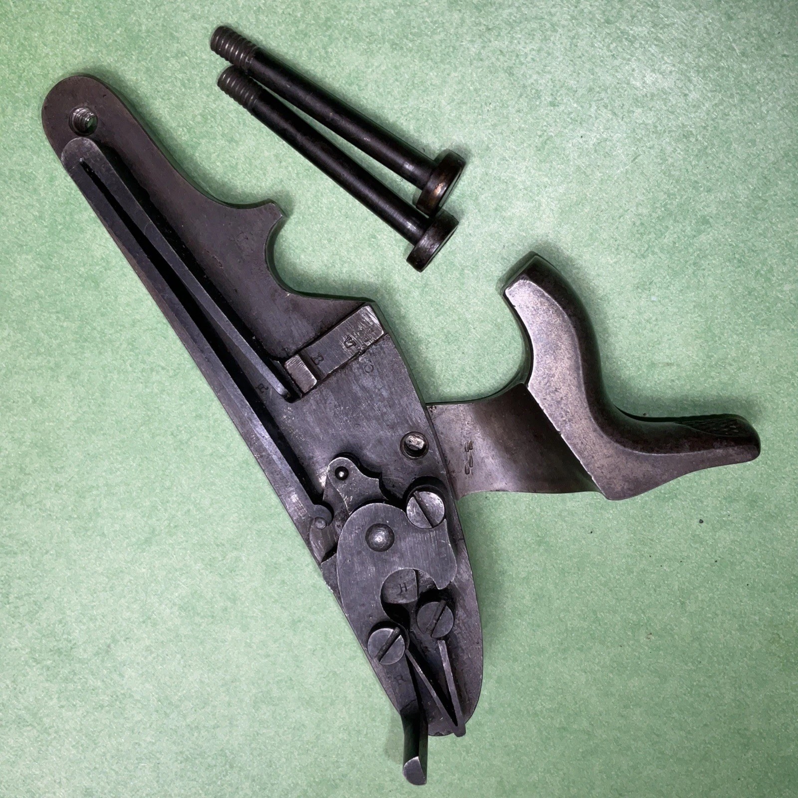 US Springfield Trapdoor Early Lock 50-70 Models 1868-69-1870 w/ Both Lock Screws