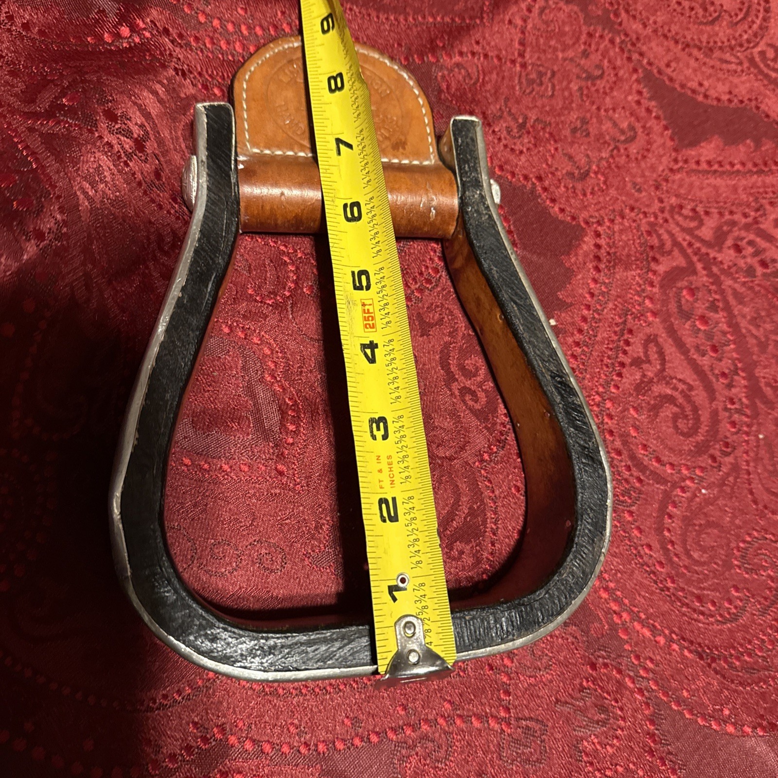 Billy Royal Marked Engraved Sterling silver Western Saddle Stirrups 1.5 inch