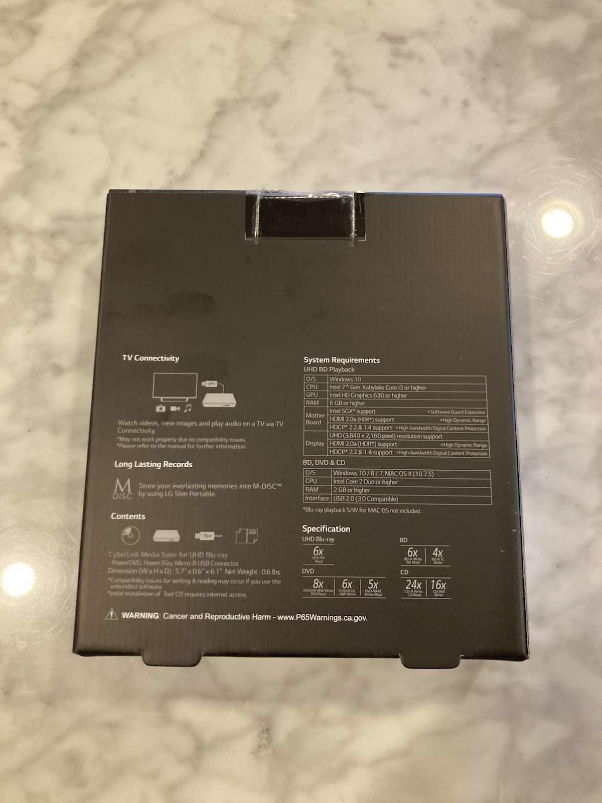 LG BP60NB10 External Slim 4K Ultra HD FRIENDLY UNLOCKED with Firmware v1.02