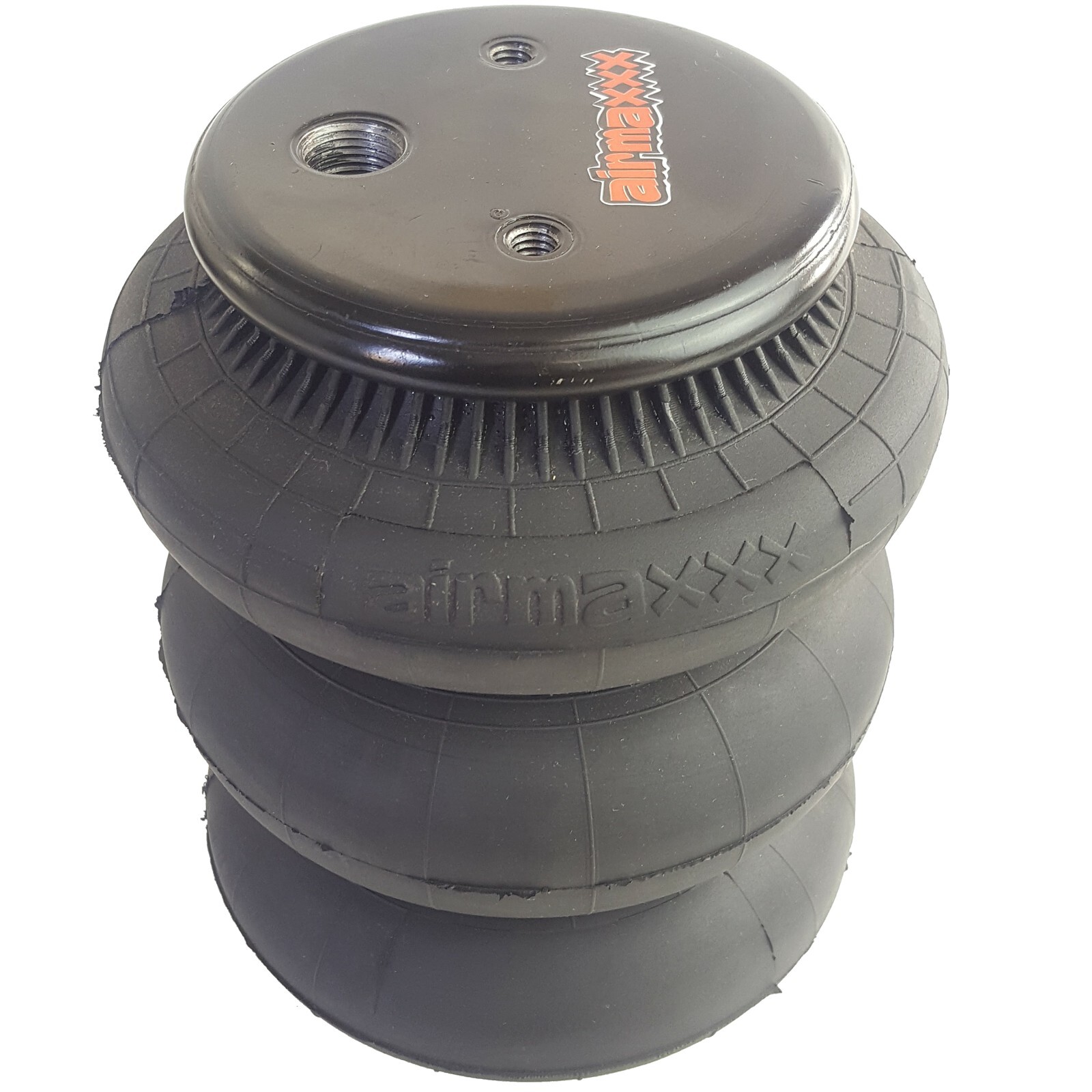 airmaxxx 2 triple bellow 2600 bags 1/2"npt port ride air springs suspension