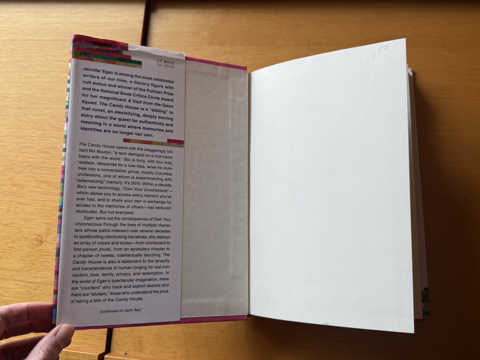 Jennifer Egan / The Candy House / 1st/1st / Signed / HCDJ / Scribner, 2022