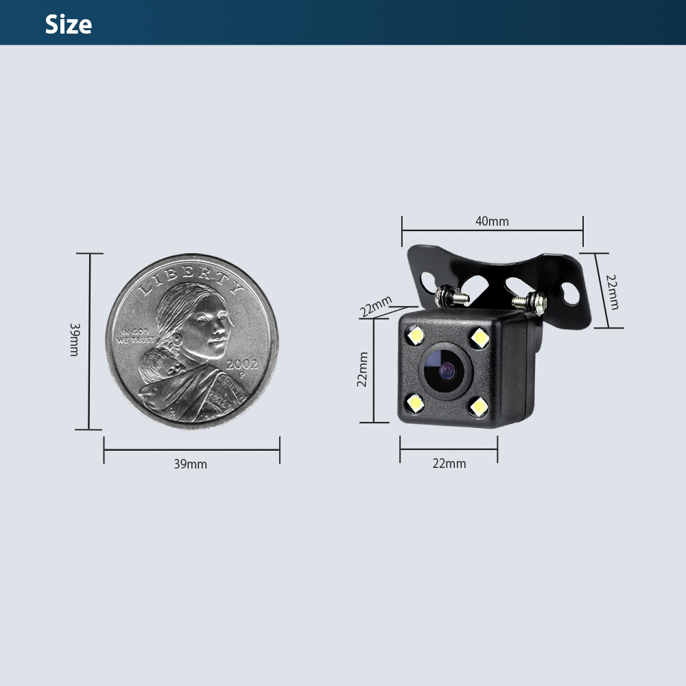 170° Full HD Car Reversing Camera Auto Rear View Parking CAM 1080P Night Vision