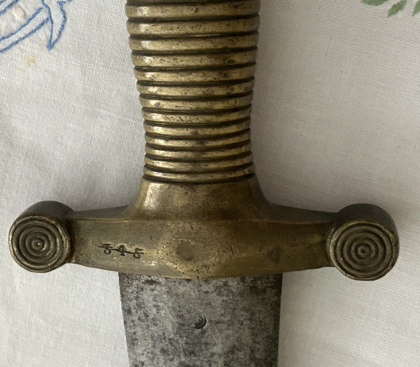 Antique US Civil War? French Artillery Short Sword W/Hallmarks
