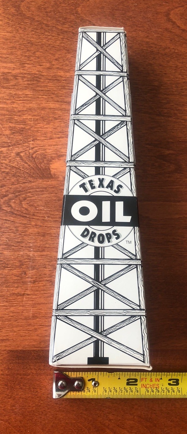 Conoco Oil 125 Years Of Energy Derrick Shaped Box Texas Oil Drops Commemorative