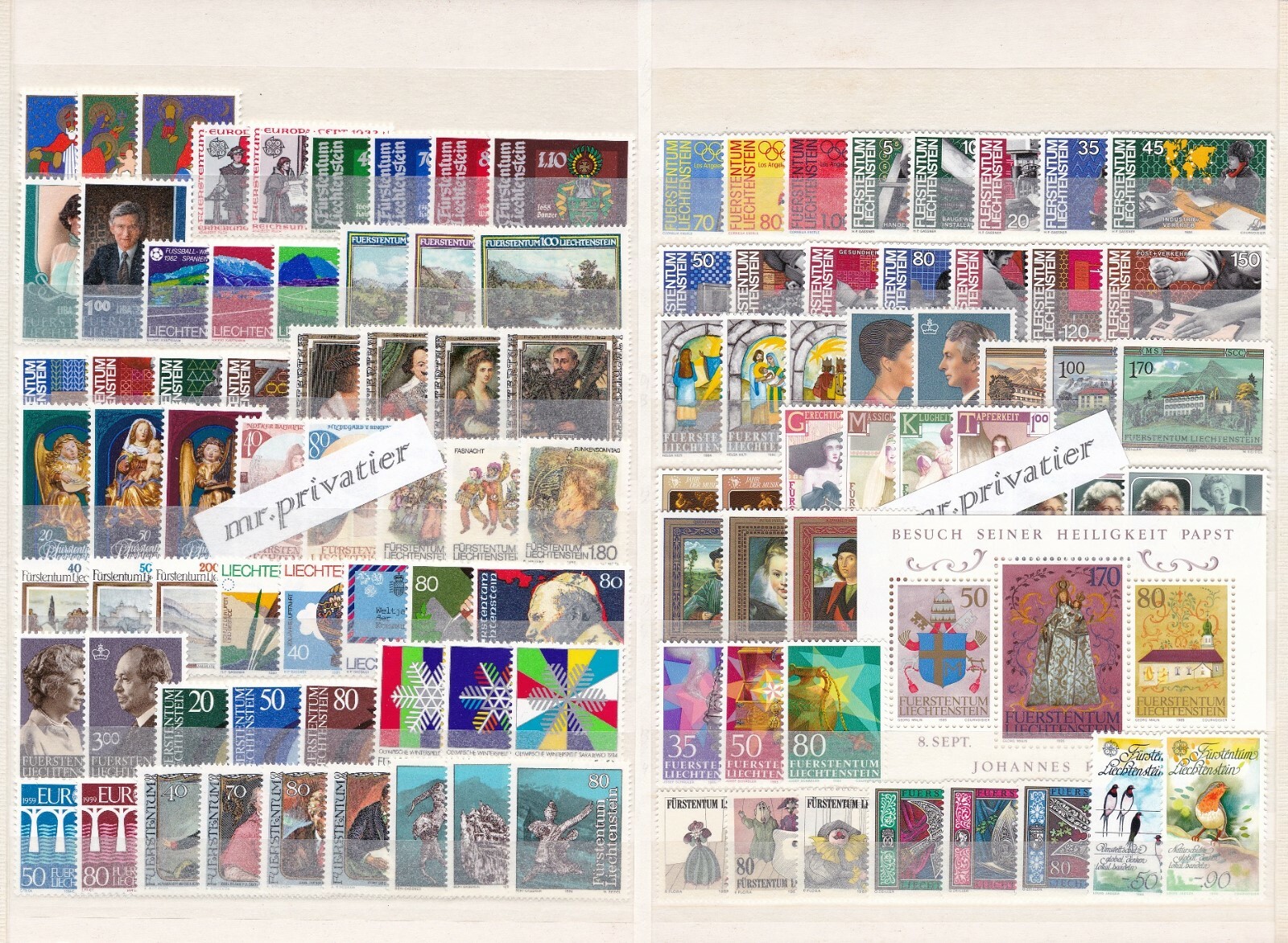 LIECHTENSTEIN 1961-1995 - 35 Complete Years! - Sale - Big MNH Collection - €1180