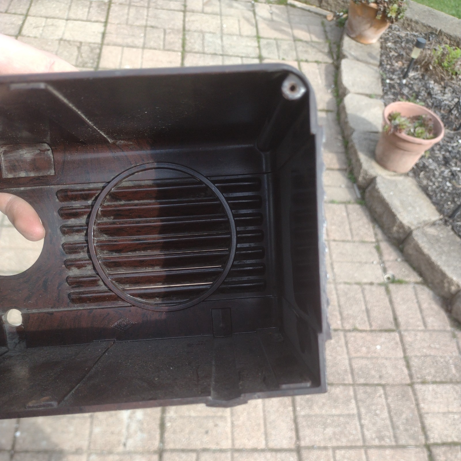 Antique 1930s Detrola Pee Wee Tube Radio Case.