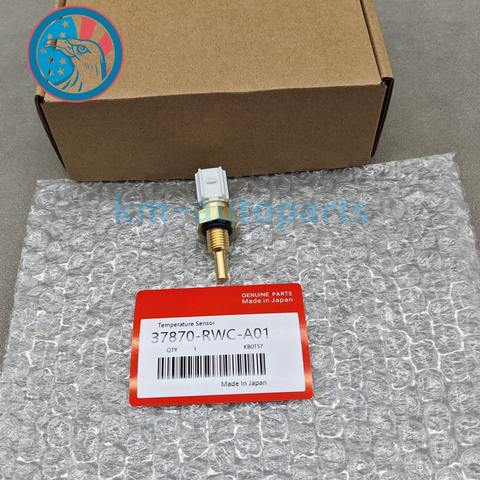 OEM Radiator Coolant Temperature Sensor For 12-21 Honda Civic 1.5L 1.8L 2.0 USA