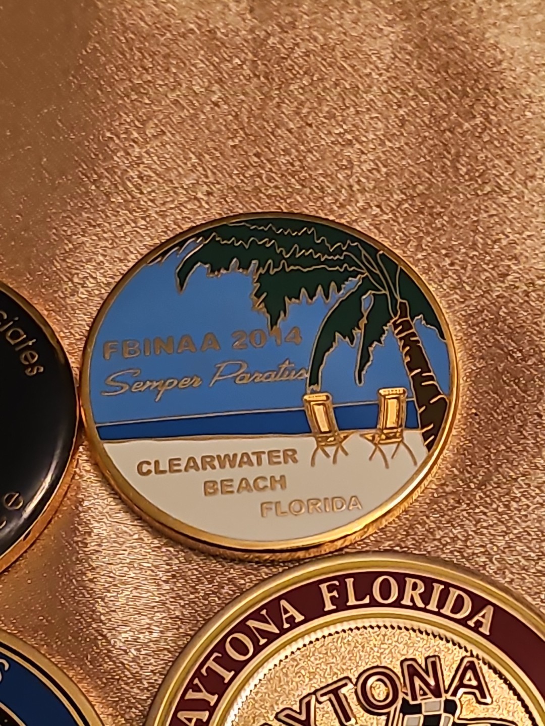 FBI National Academy Association Coins 4pc