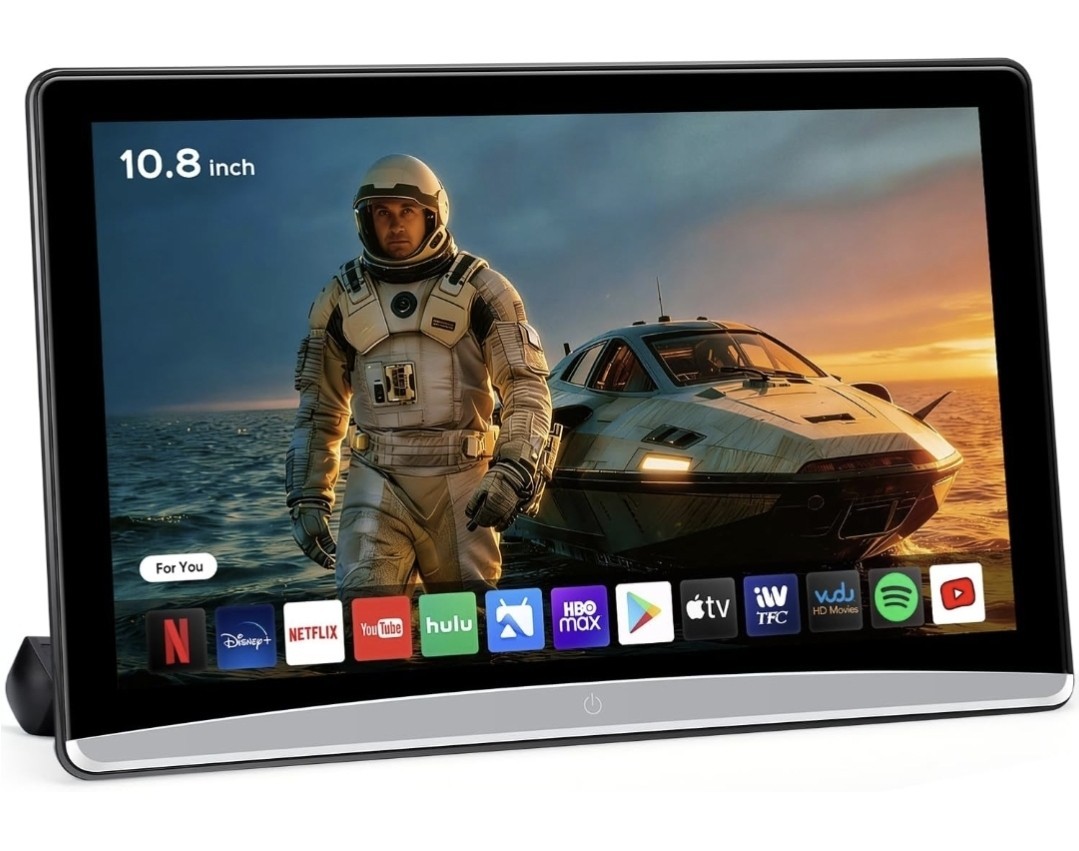 10.8-inch Android 13.0 Car TV Headrest Monitor for Car Back Seat WiFi, HDMI,