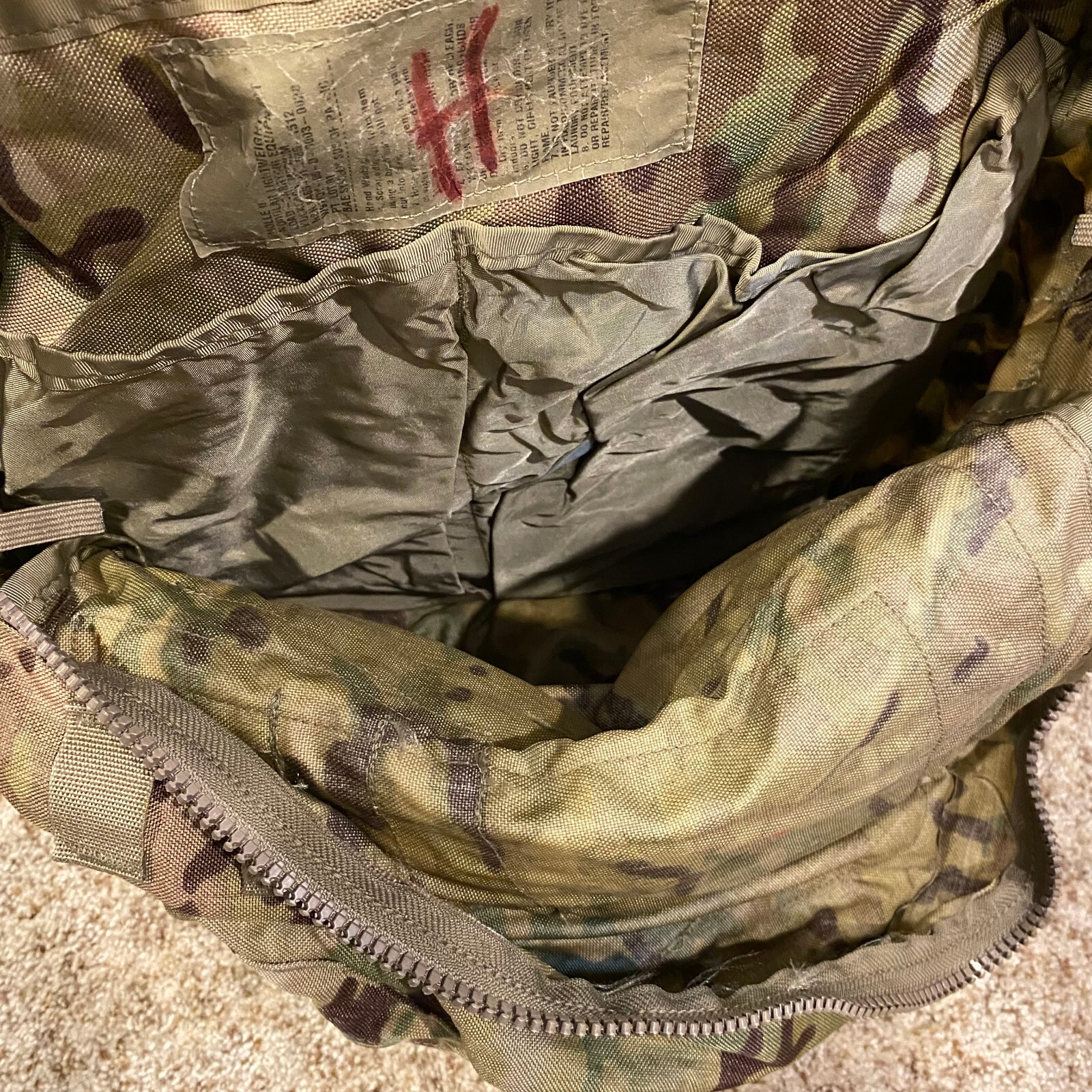 US ARMY OCP MEDIUM RUCKSACK MULTICAM RUCK SACK FIELD PACK COMPLETE FRAME