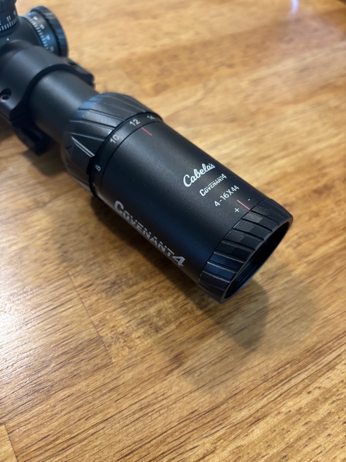 Cabela's Covenant4 4-16x44mm FFP Hunting Rifle Scope w/ TAC-36 MOA Reticle